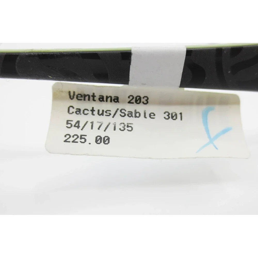 Ventana by Marchon 203 Cactus Sable 301 Oval Eyeglasses Frames 54-17-135 NEW